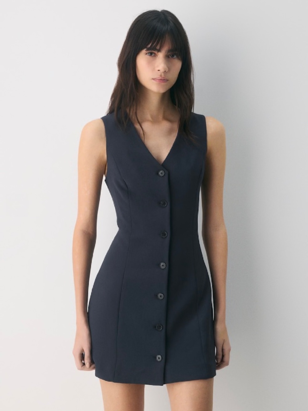EUC ARITZIA x WILFRED - Black Aria Mini Dress, Small - Picture 2 of 6
